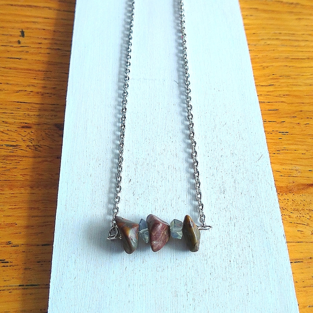 Jasper and Moonstone Necklace